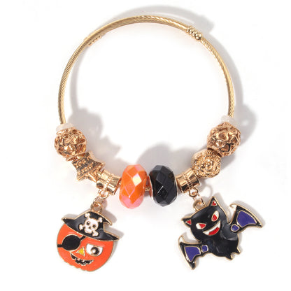 Halloween Beaded Bracelet DIY
