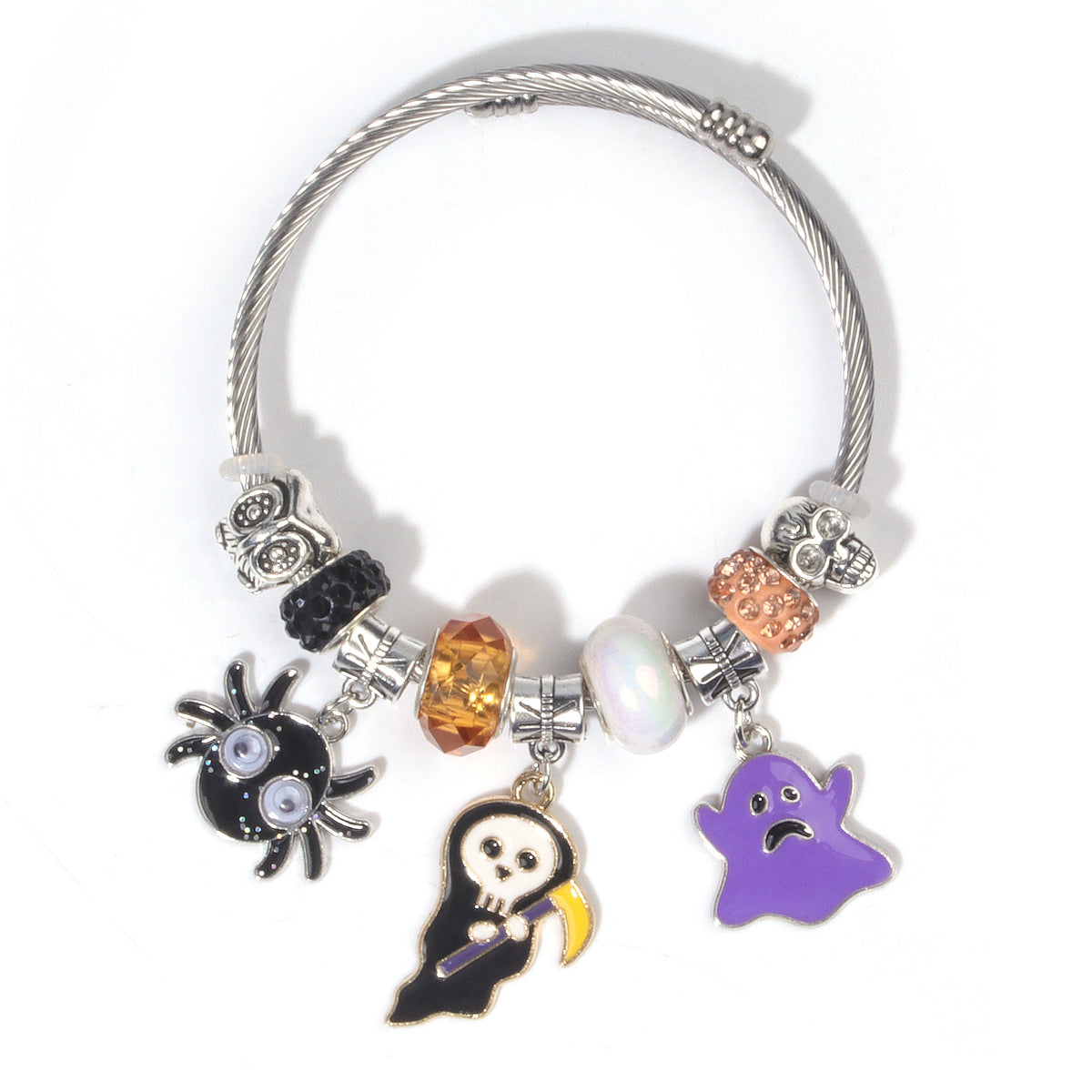 Halloween Beaded Bracelet DIY